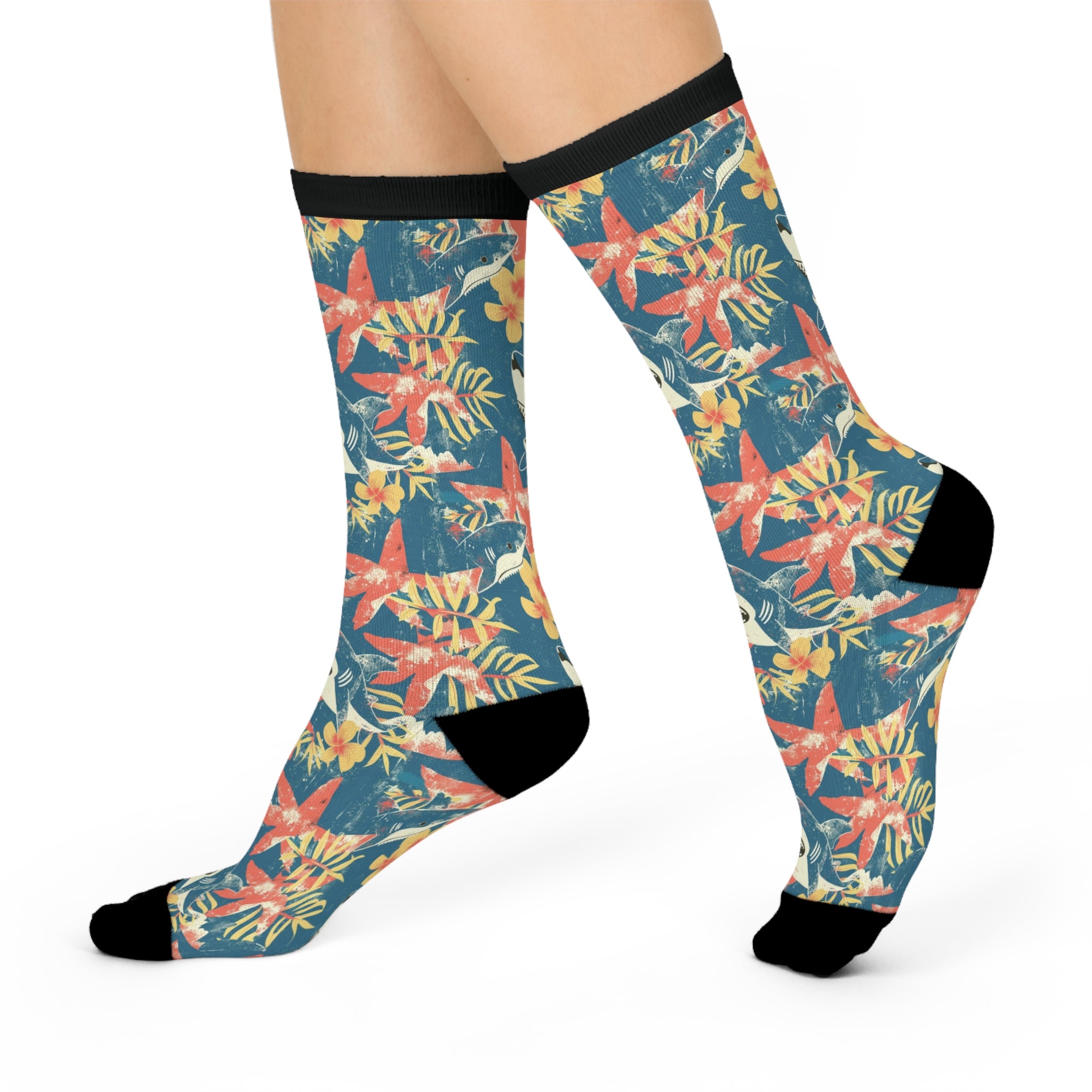 Shark Retro Era Socks