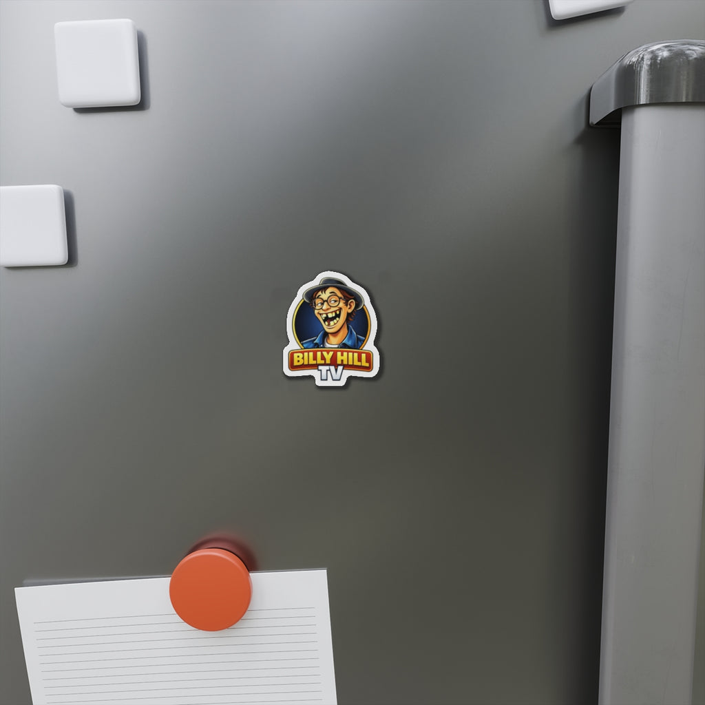 Die-Cut Magnet — Billy Hill TV Logo Sticker Magnet