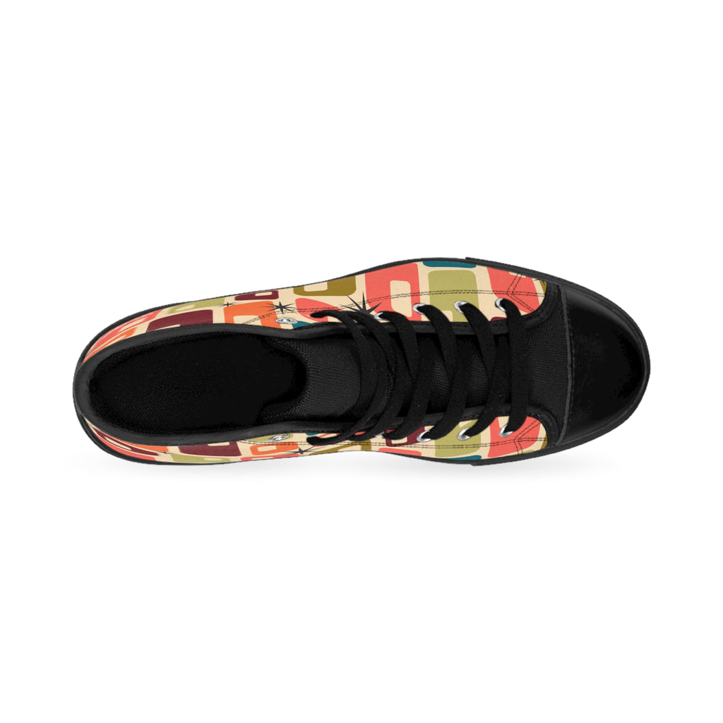 Copy of Colorful High-Top Sneakers, Unique Artistic Footwear, Trendy Sneakers for Men, Eye-Catching Streetwear, Perfect Gift for All Occasions