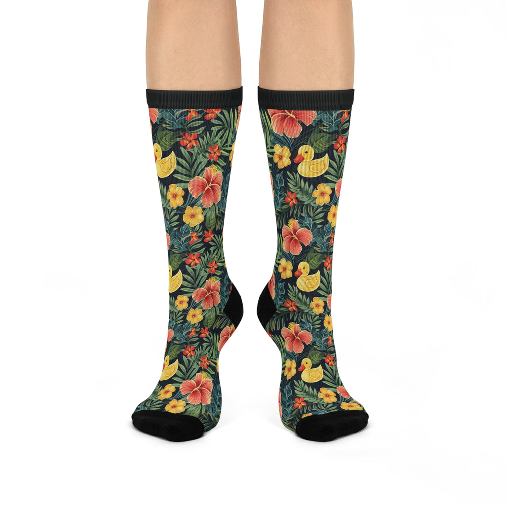 Rubber Ducky Retro Era Socks