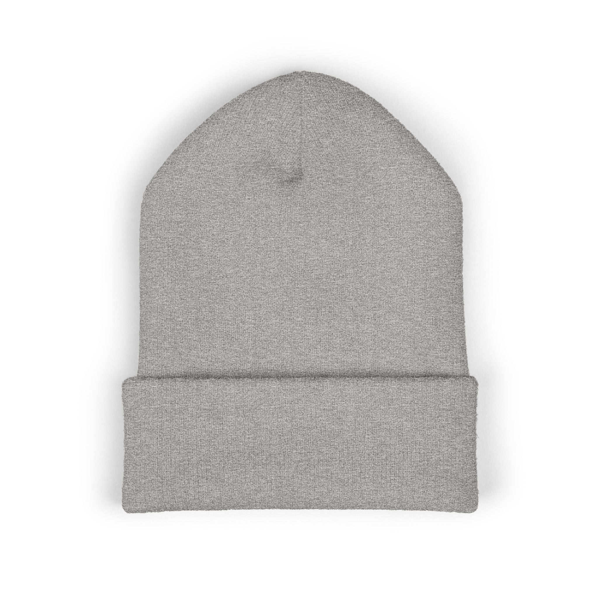 Embroidered 'Relax' Cuffed Beanie — Cozy Winter Knit Hat