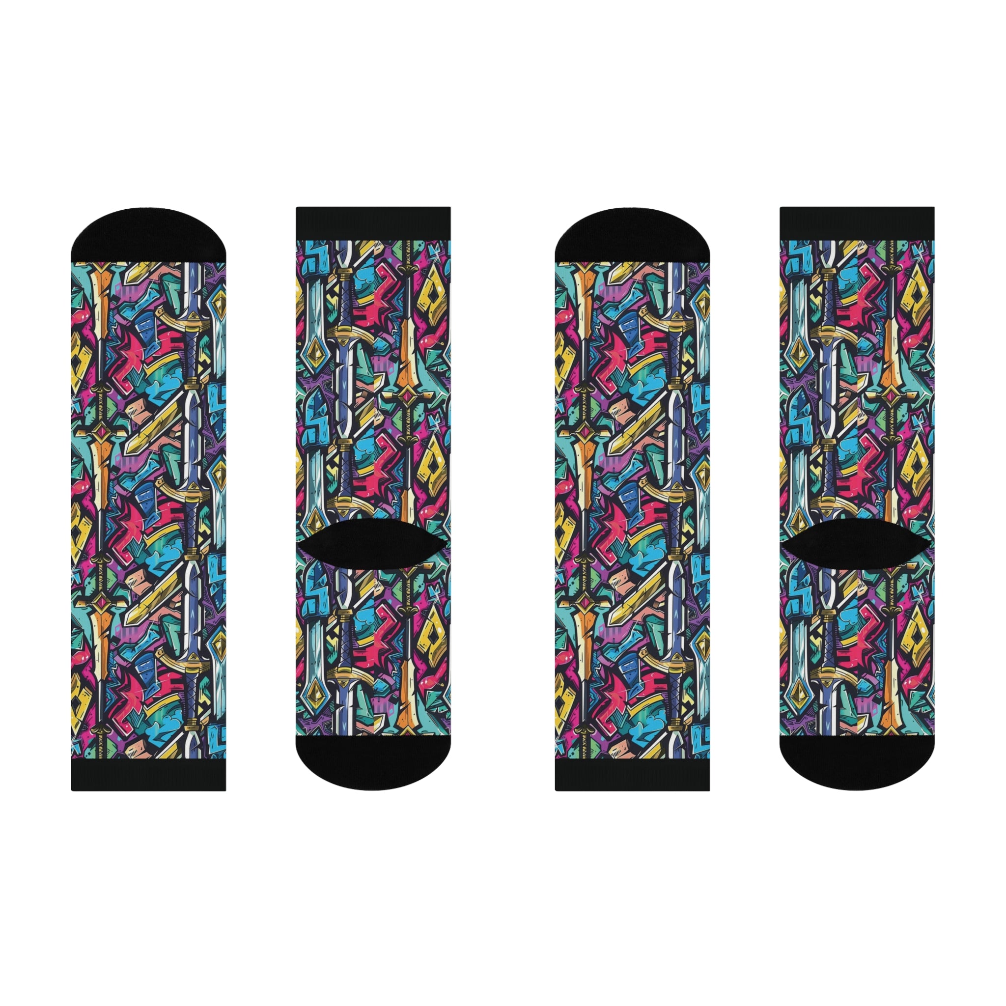 Graffiti Retro Era Socks