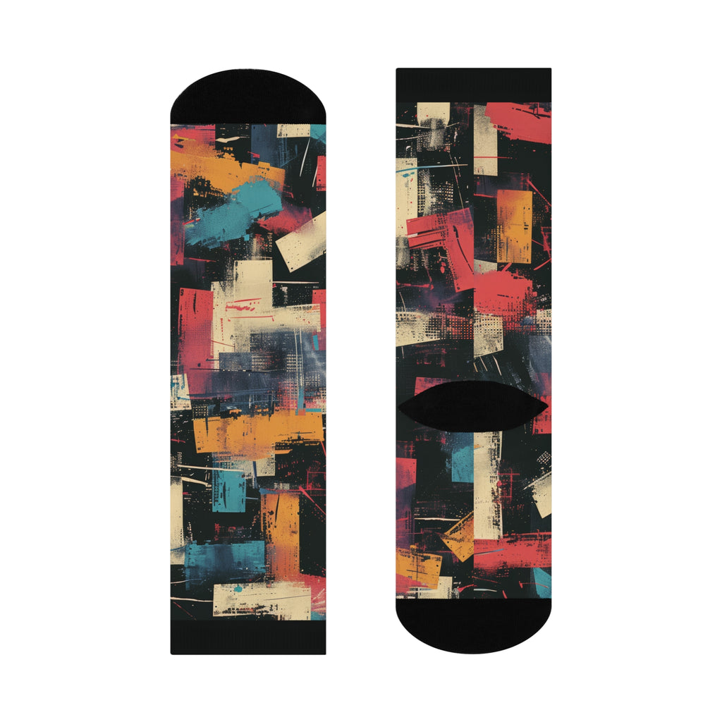 Grunge Retro Era Socks