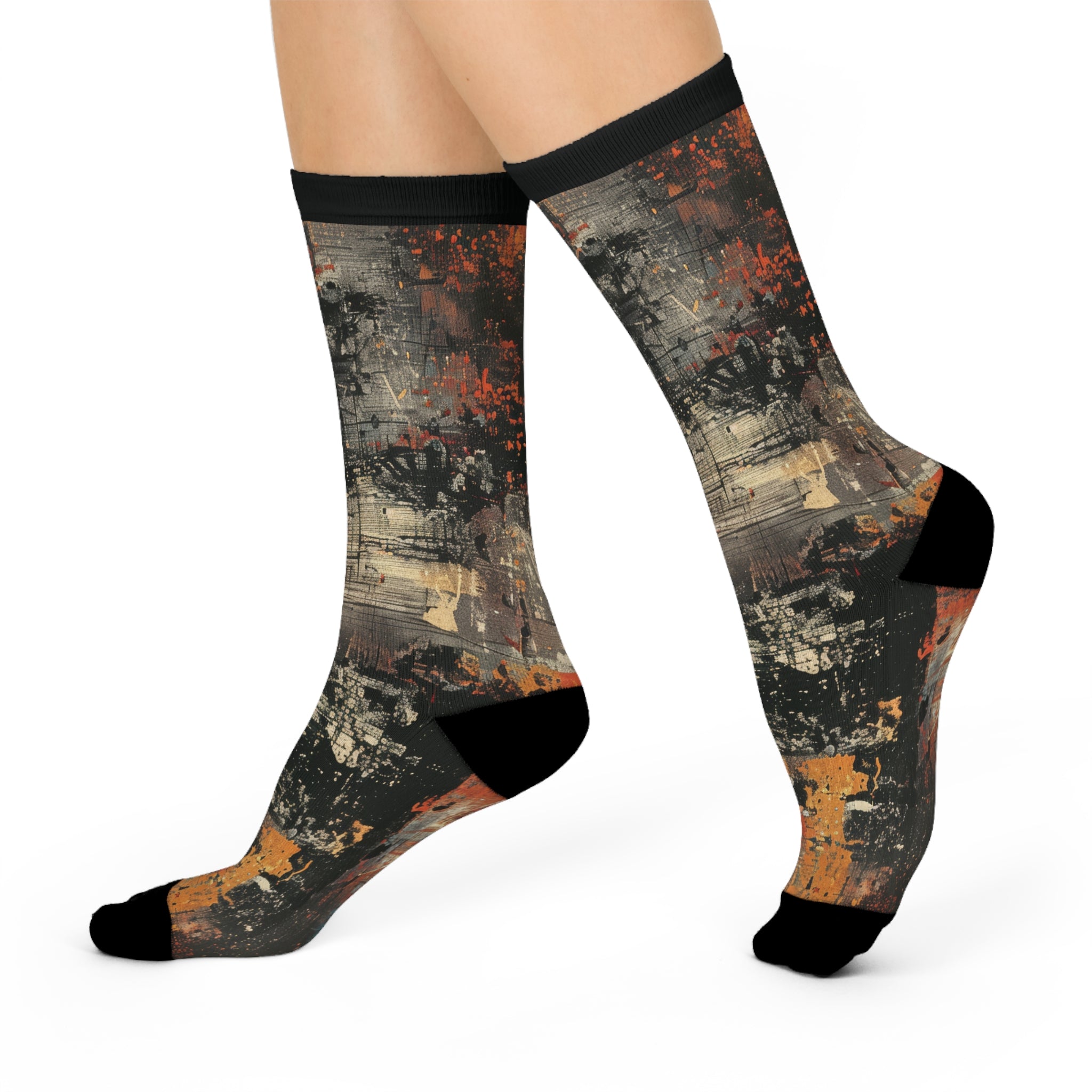 Grunge Retro Era Socks