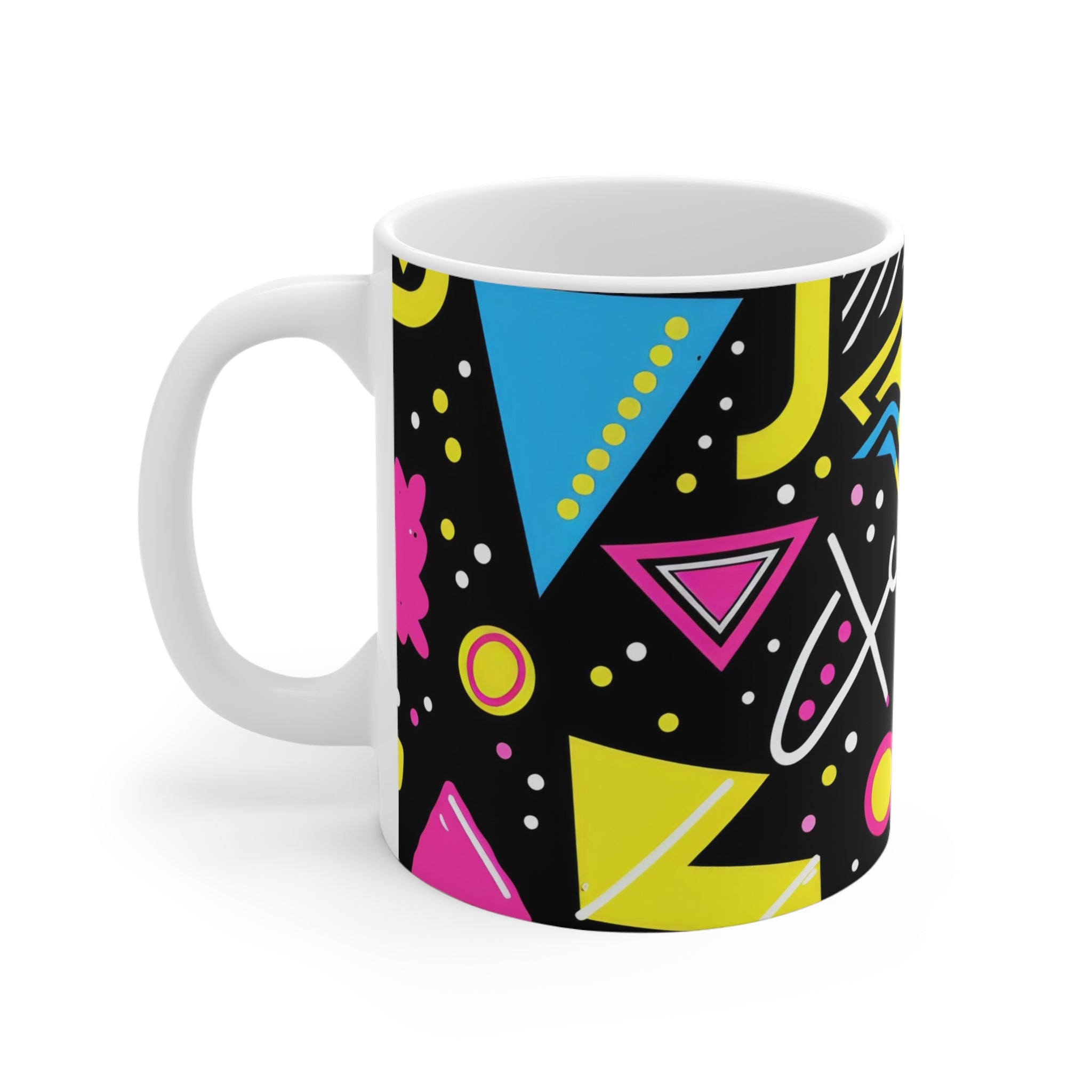 Vibrant Retro Ceramic Mug - Colorful Abstract Design, Perfect Gift for Coffee Lovers, Birthday, Home Decor, Kitchen Essentials, Unique [...]