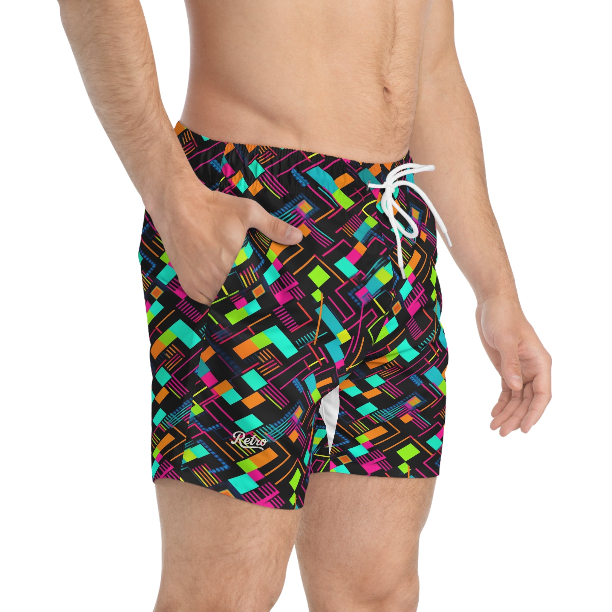 90s Era Swim Trunks