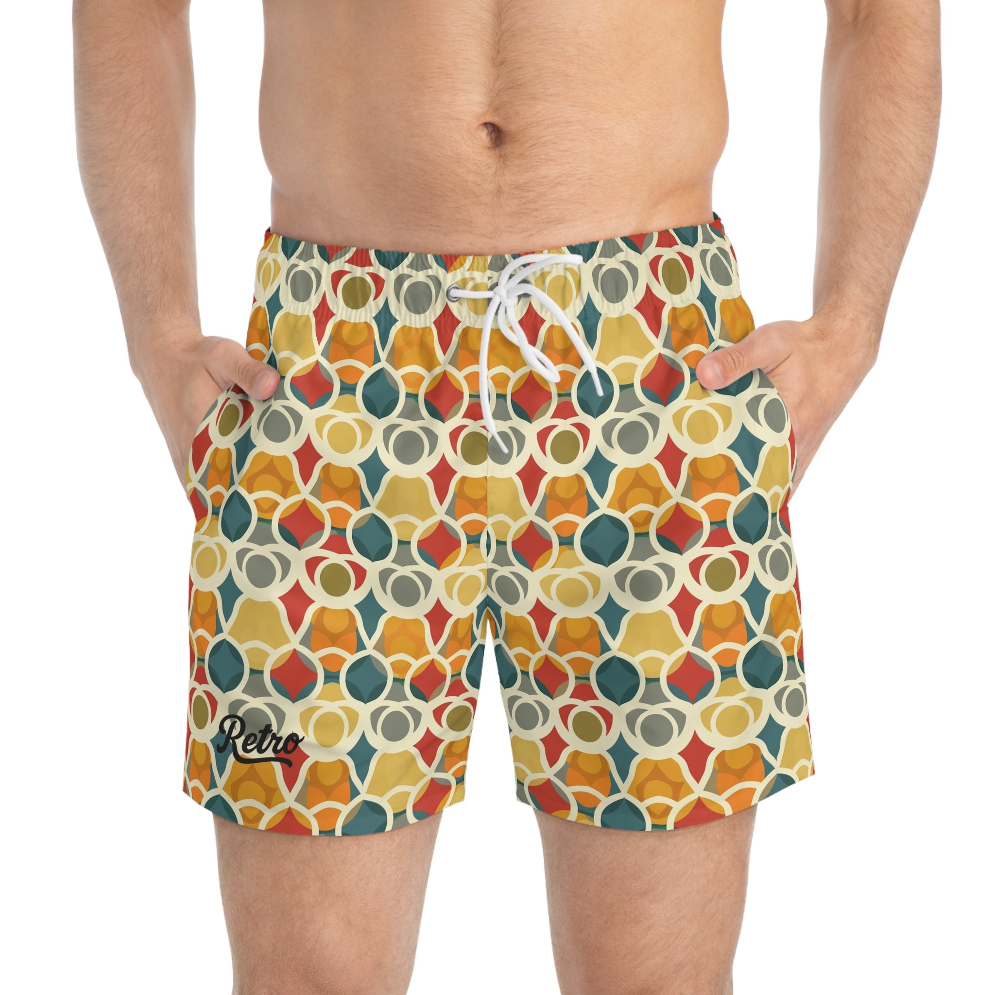 30's Era Swim Trunks