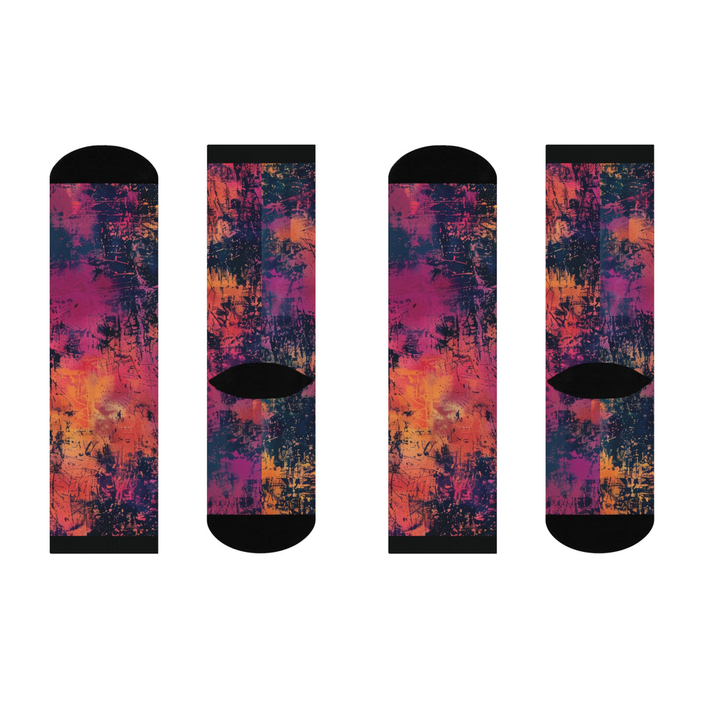 Grunge Retro Era Socks