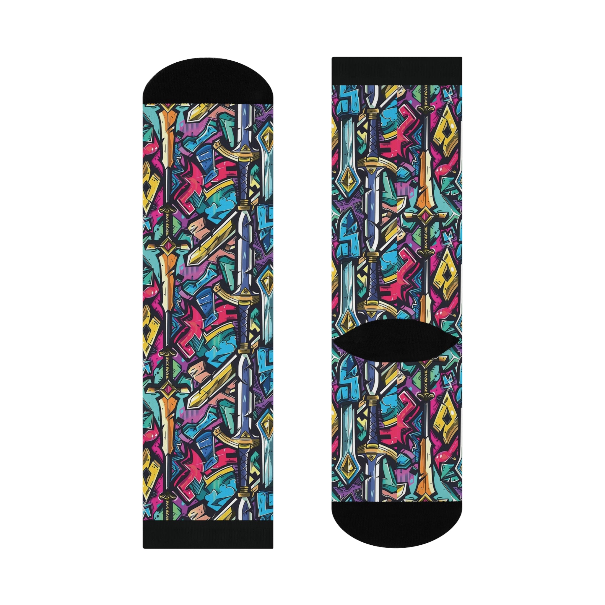 Graffiti Retro Era Socks