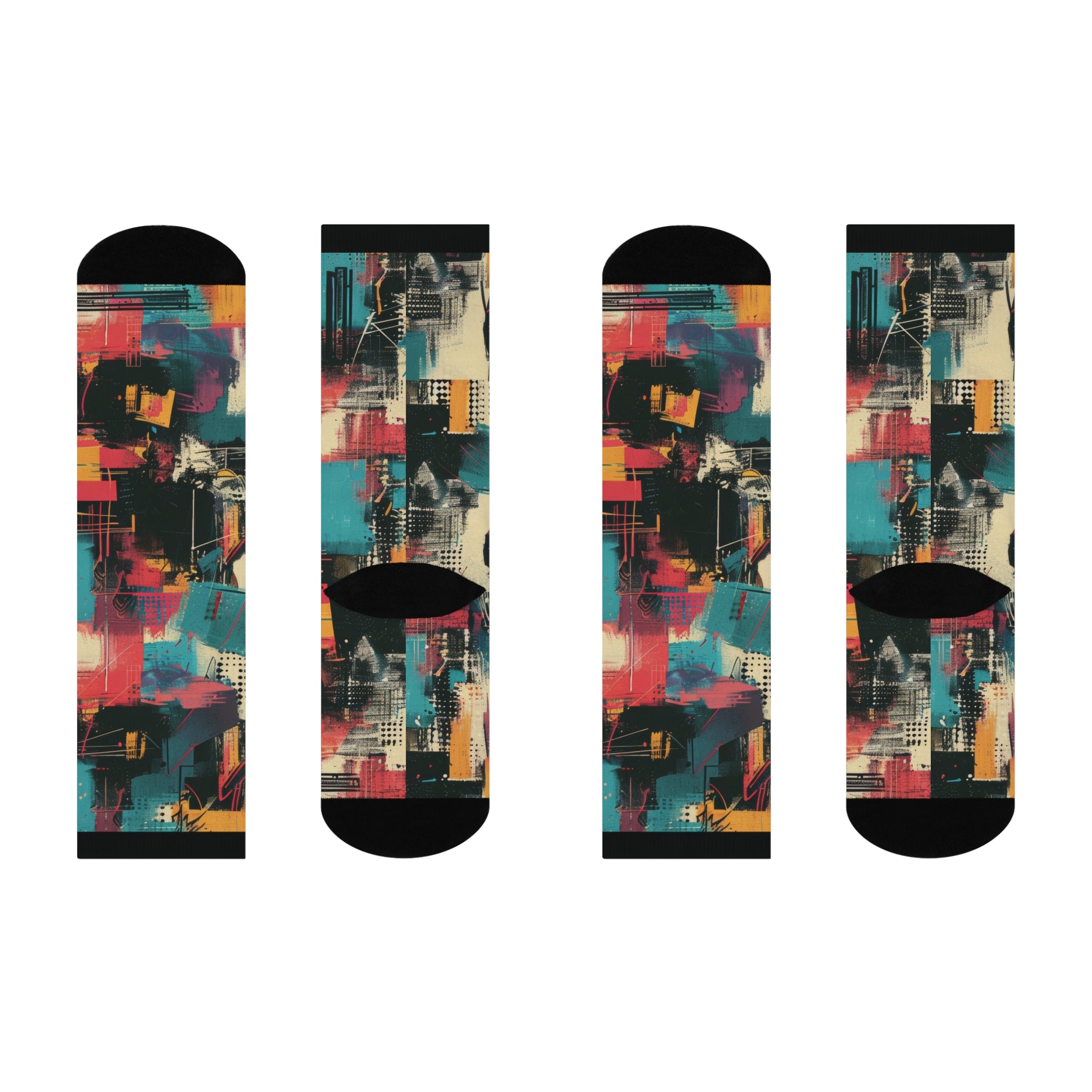 Grunge Retro Era Socks