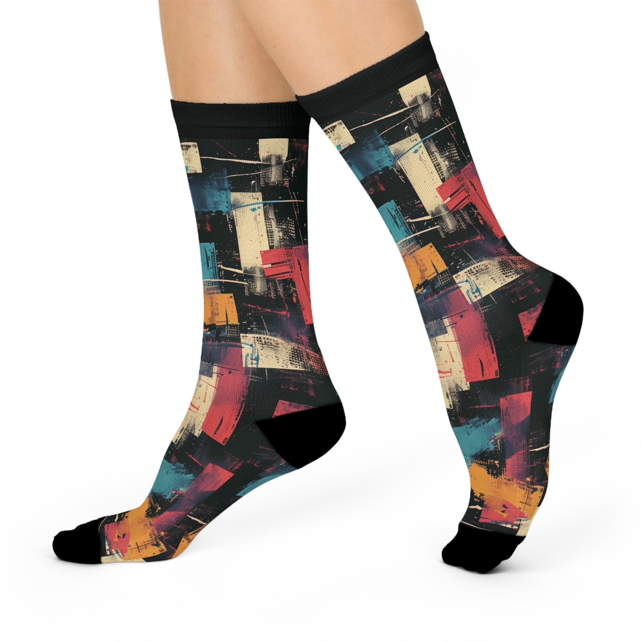 Grunge Retro Era Socks