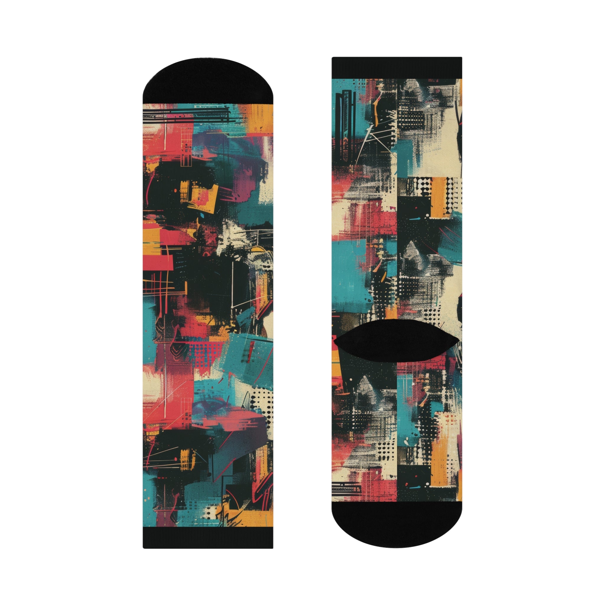 Grunge Retro Era Socks