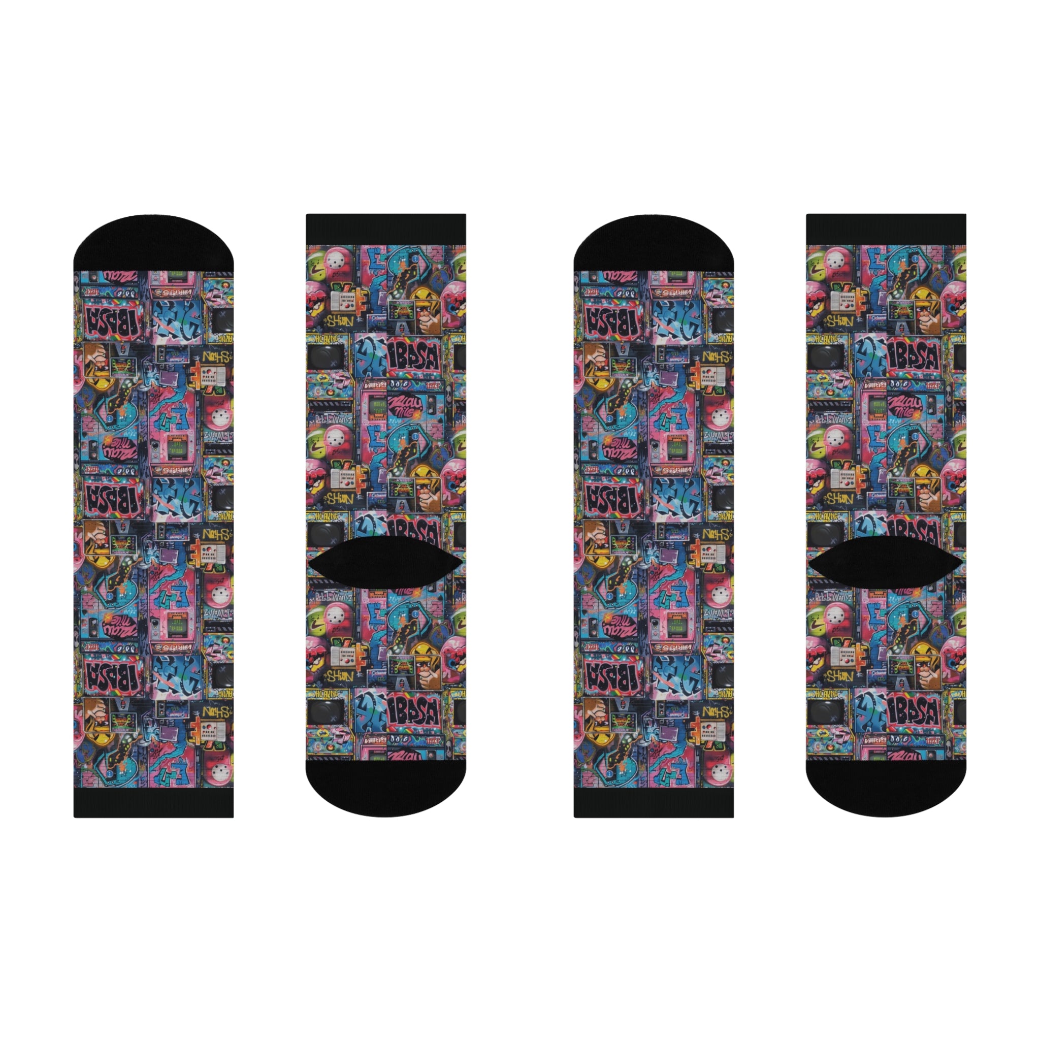 Graffiti Retro Era Socks