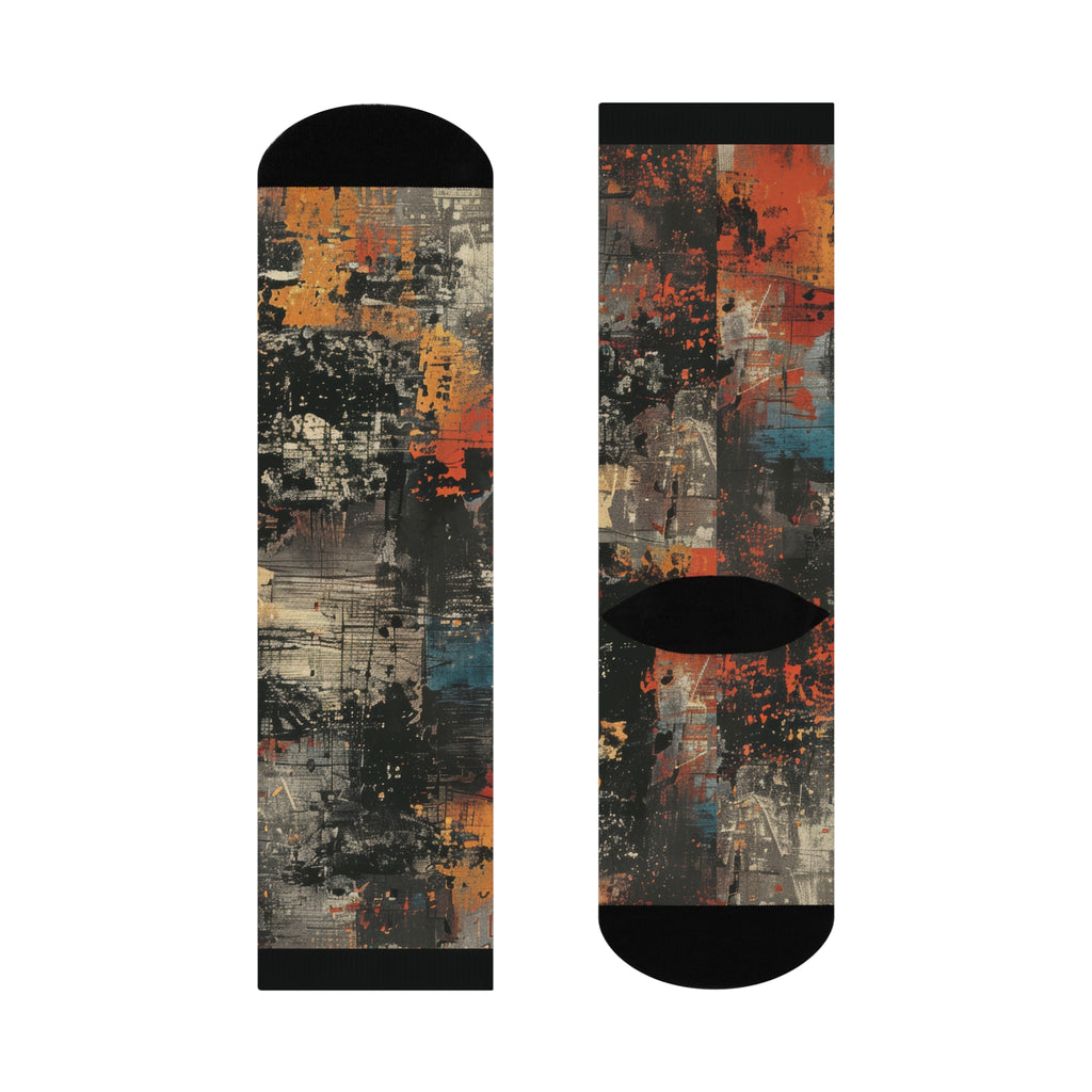 Grunge Retro Era Socks