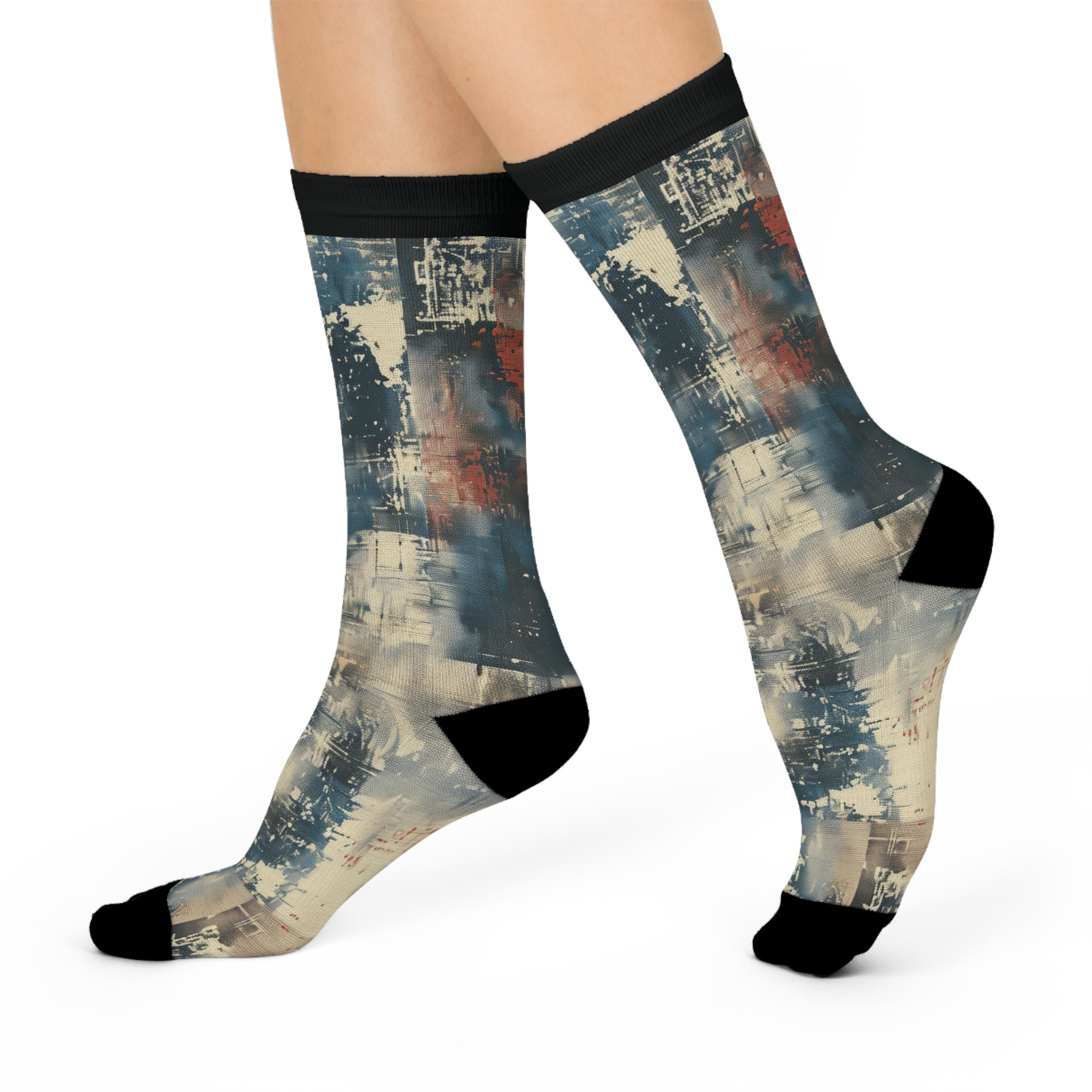 Grunge Retro Era Socks