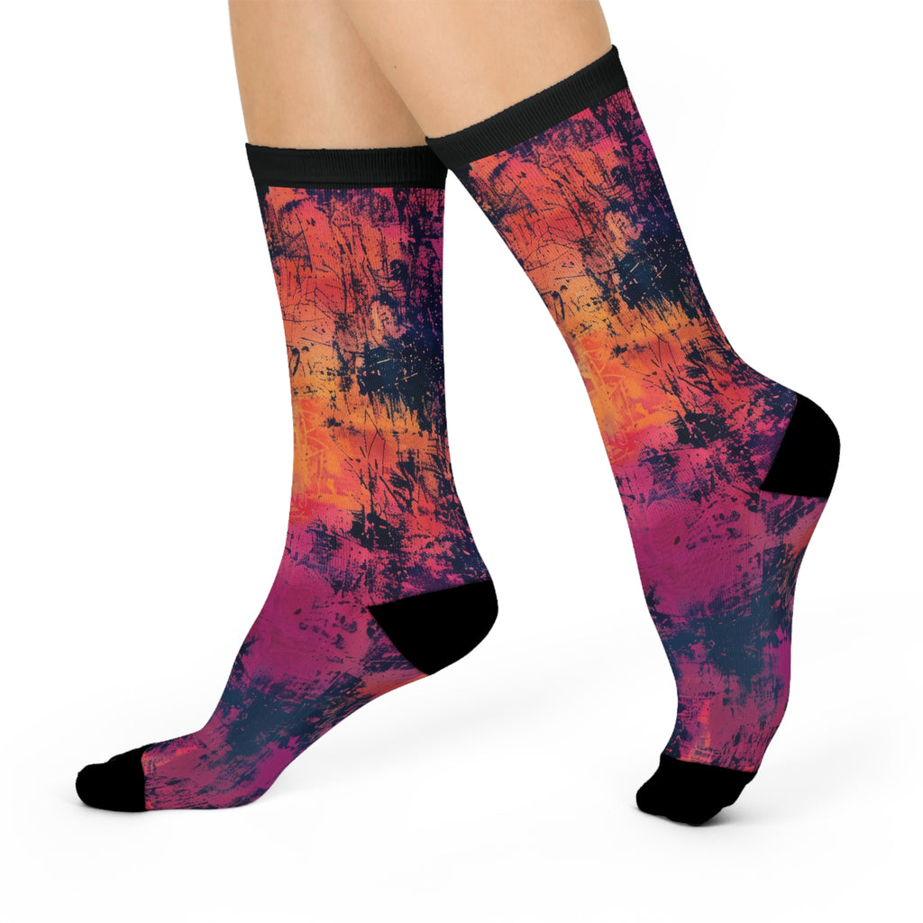Grunge Retro Era Socks