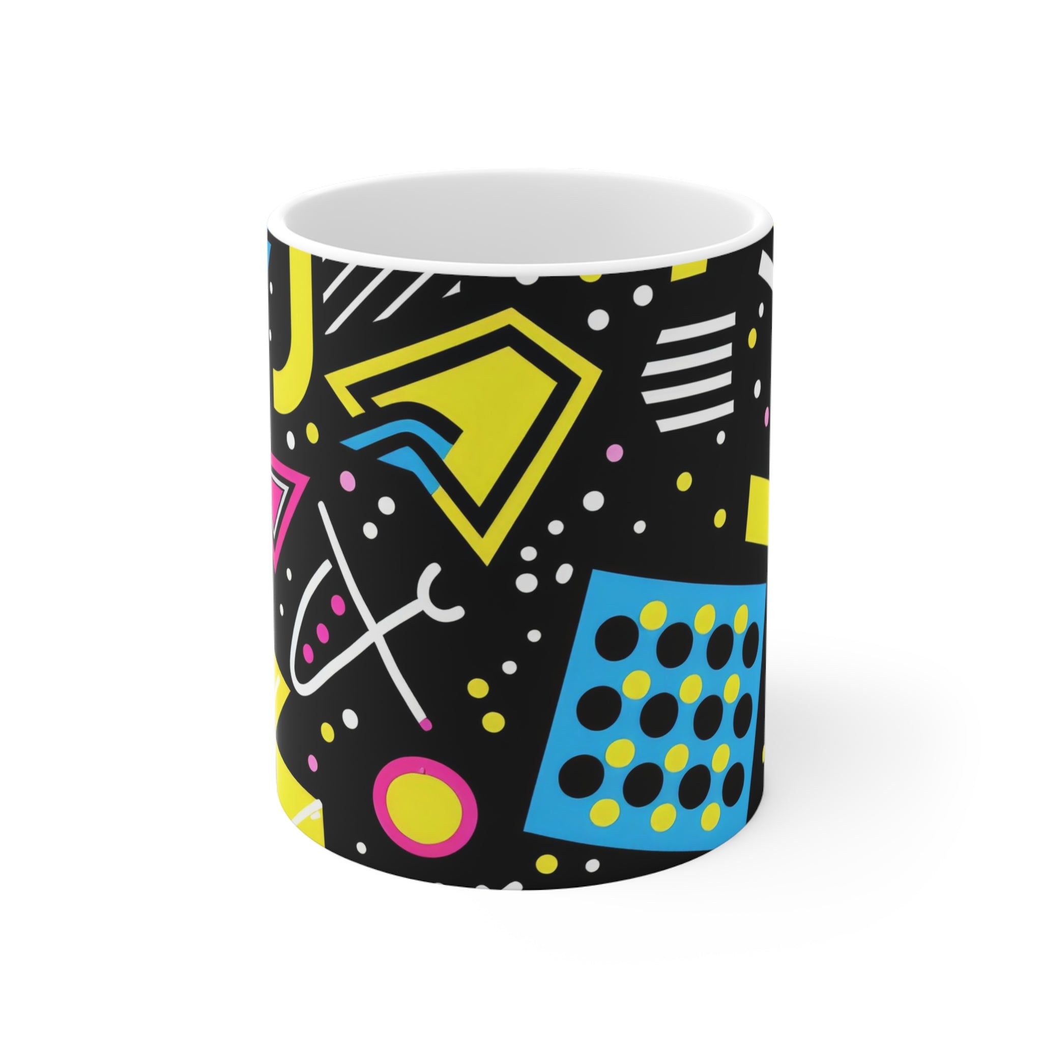 Vibrant Retro Ceramic Mug - Colorful Abstract Design, Perfect Gift for Coffee Lovers, Birthday, Home Decor, Kitchen Essentials, Unique [...]