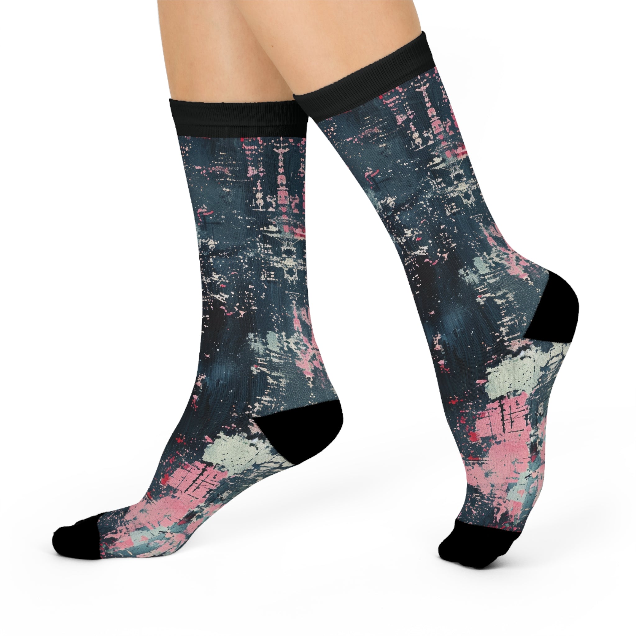 Grunge Retro Era Socks