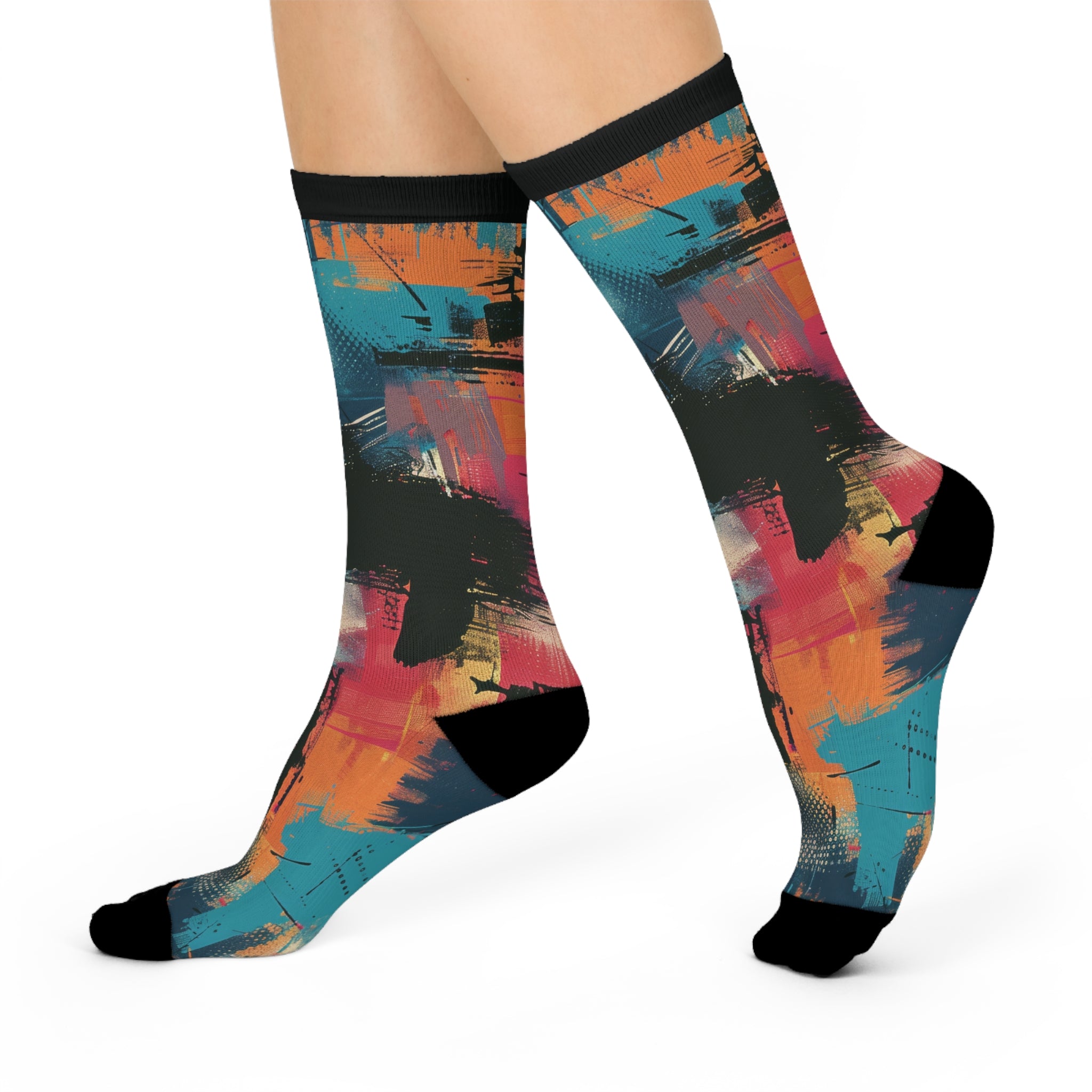 Grunge Retro Era Socks