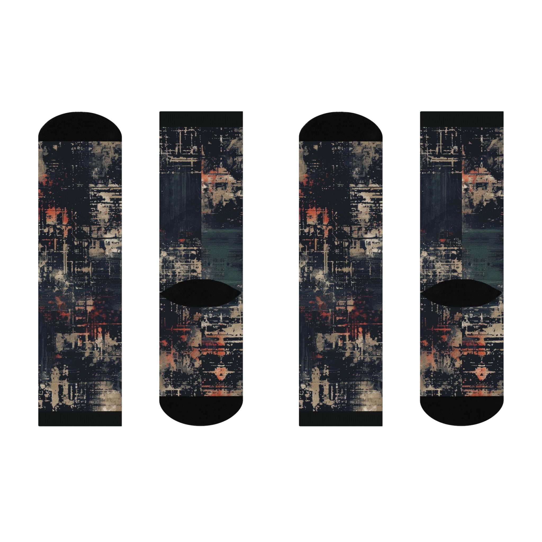 Grunge Retro Era Socks