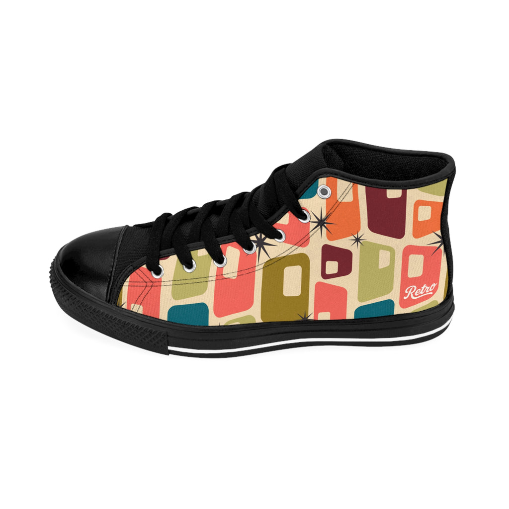 Copy of Colorful High-Top Sneakers, Unique Artistic Footwear, Trendy Sneakers for Men, Eye-Catching Streetwear, Perfect Gift for All Occasions