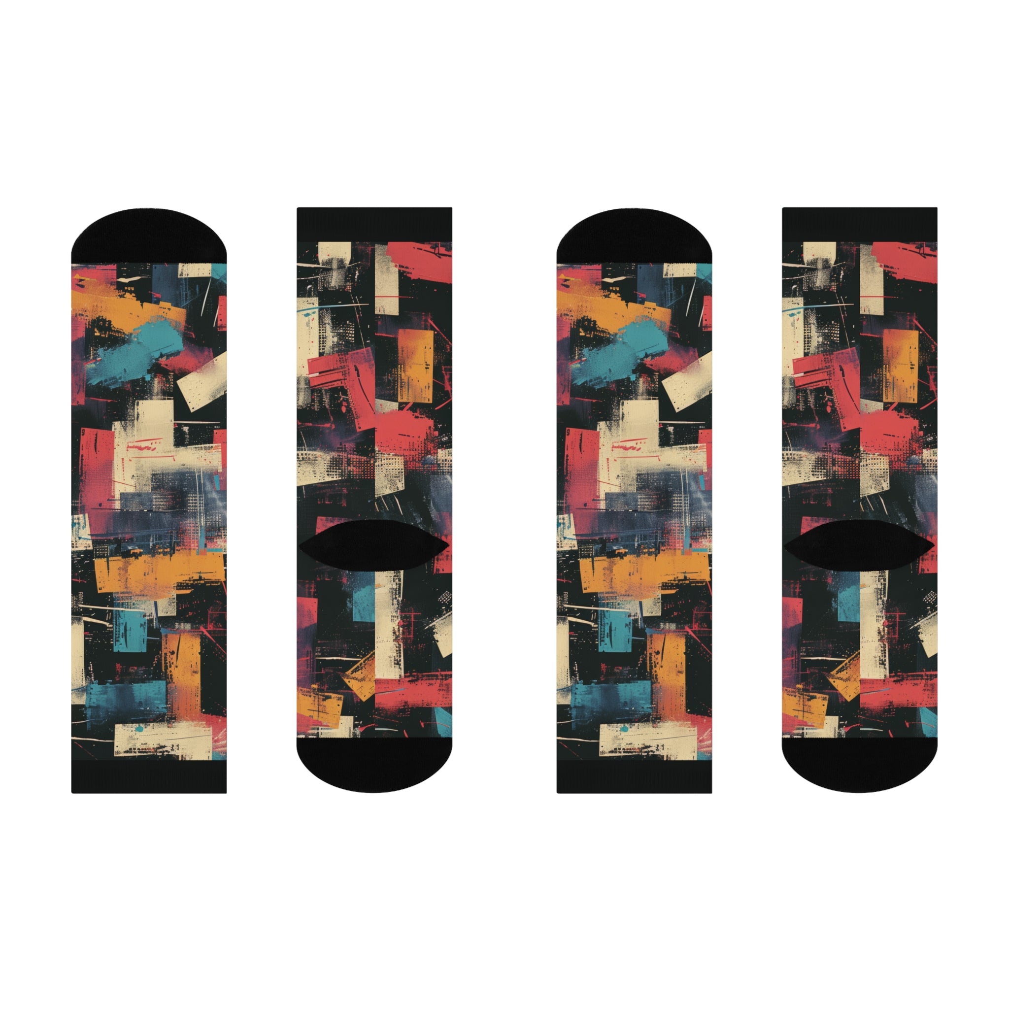 Grunge Retro Era Socks