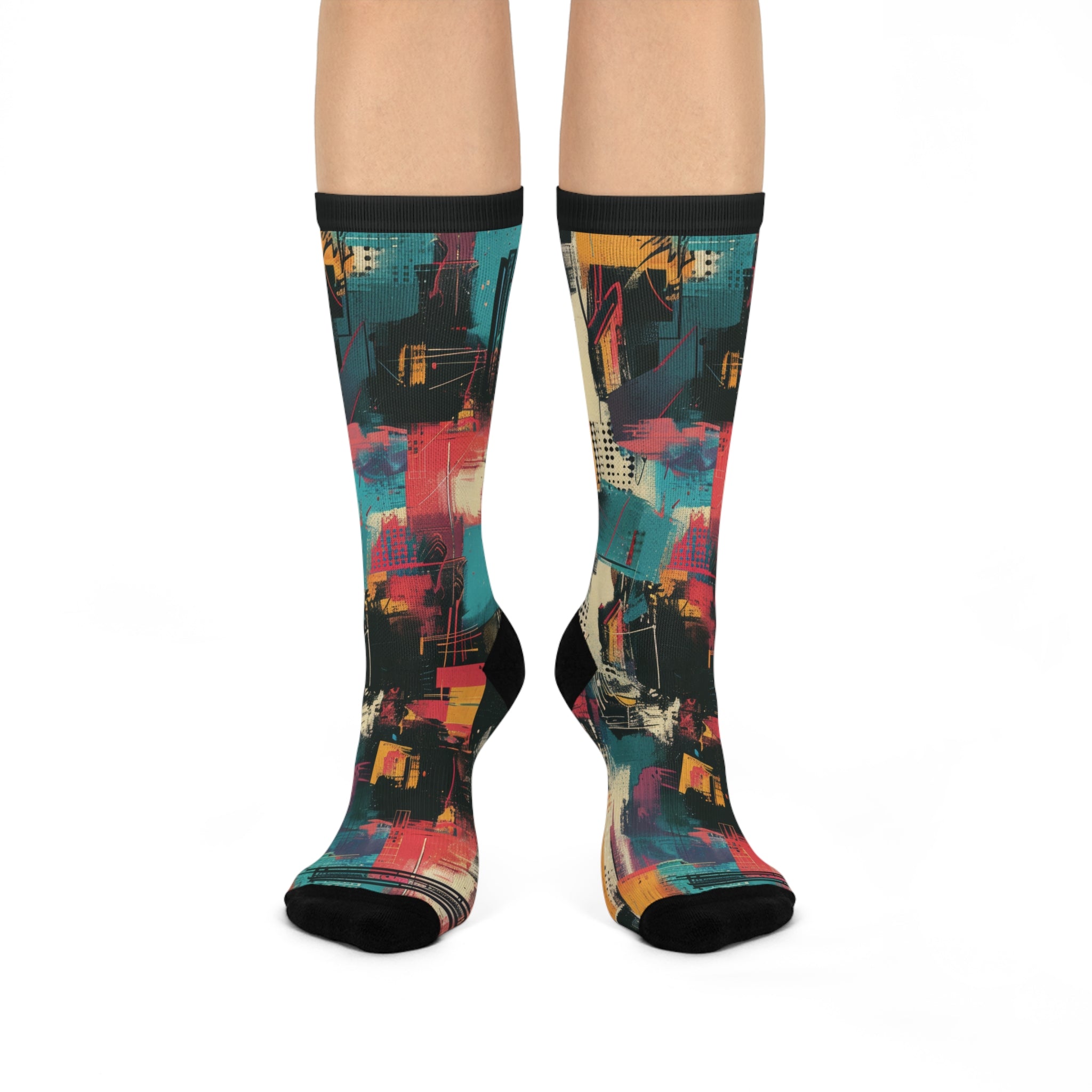 Grunge Retro Era Socks