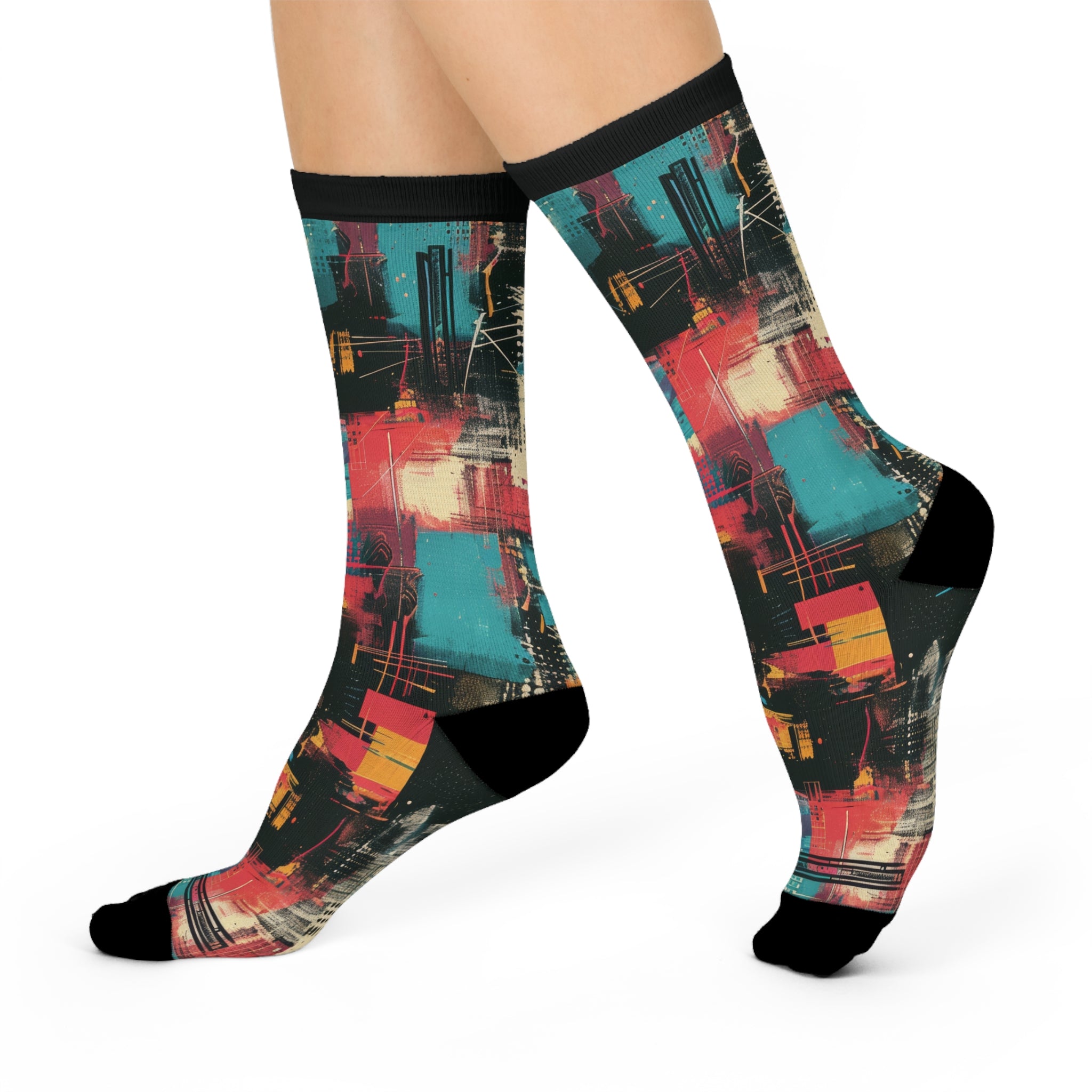 Grunge Retro Era Socks