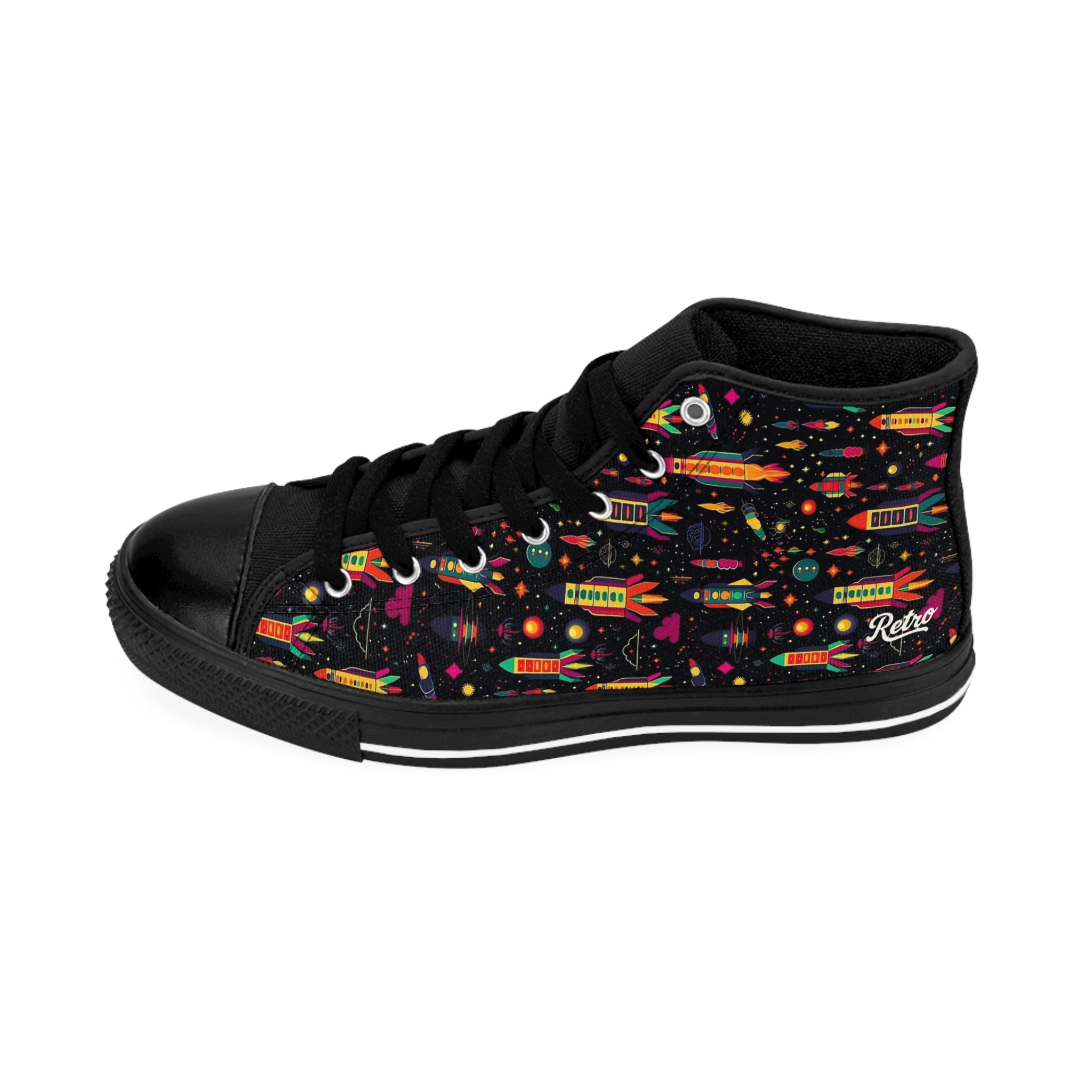 Copy of Colorful High-Top Sneakers, Unique Artistic Footwear, Trendy Sneakers for Men, Eye-Catching Streetwear, Perfect Gift for All Occasions