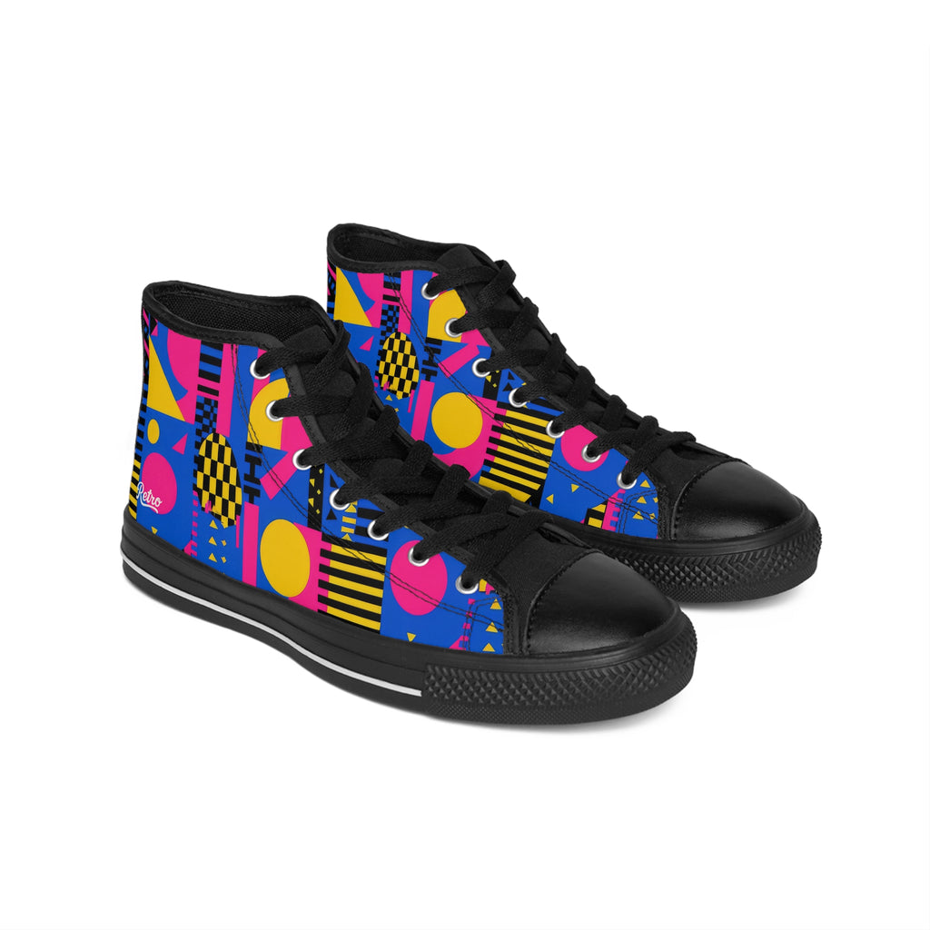 Copy of Copy of Colorful High-Top Sneakers, Unique Artistic Footwear, Trendy Sneakers for Men, Eye-Catching Streetwear, Perfect Gift for All Occasions