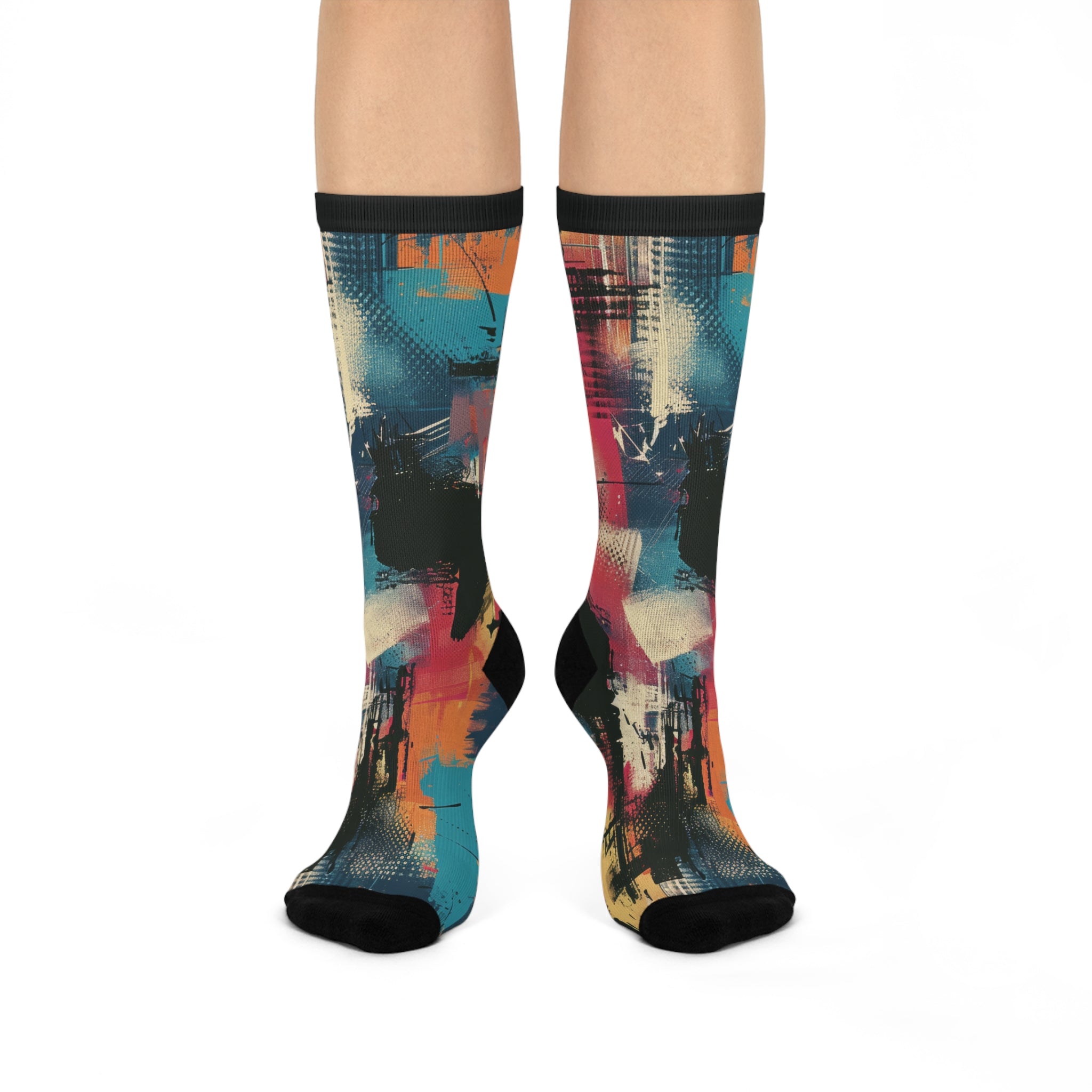 Grunge Retro Era Socks