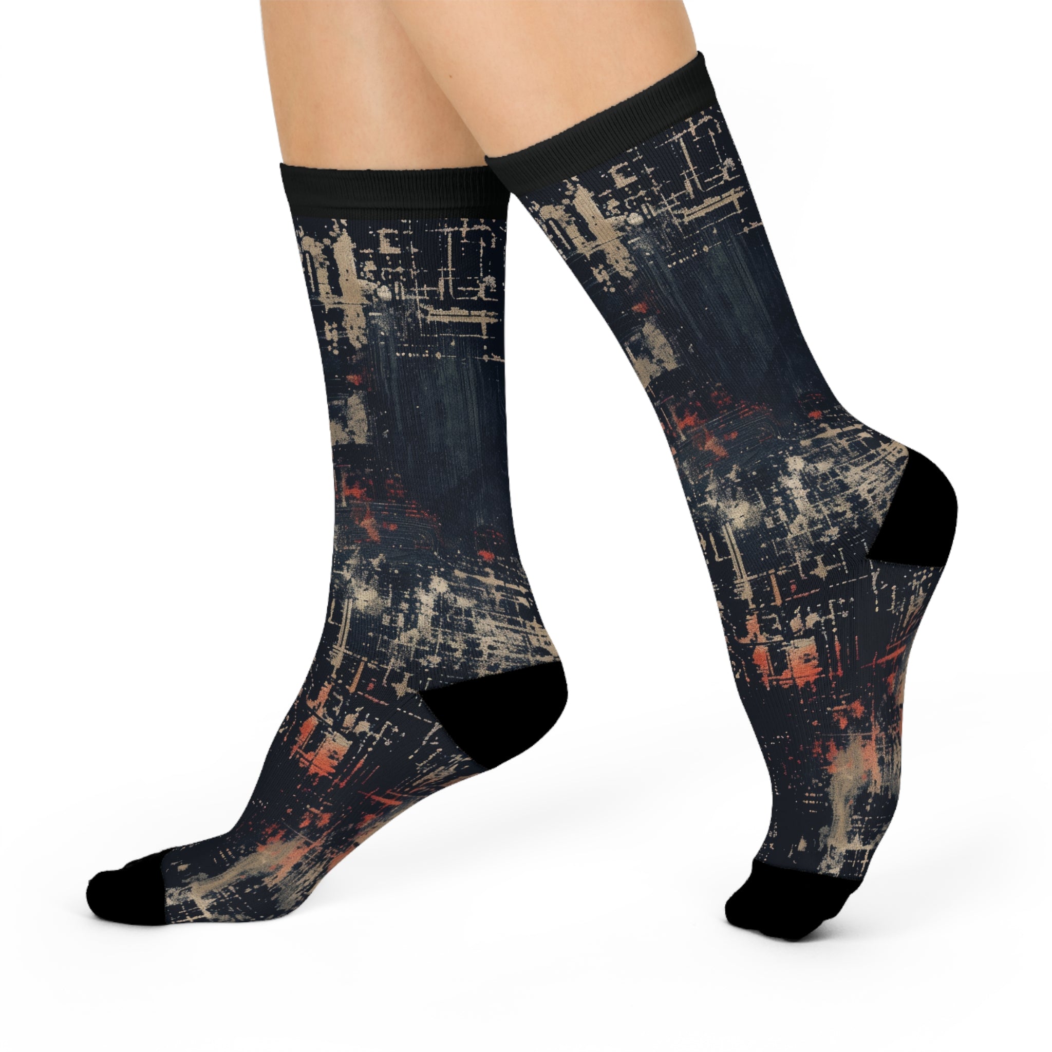 Grunge Retro Era Socks