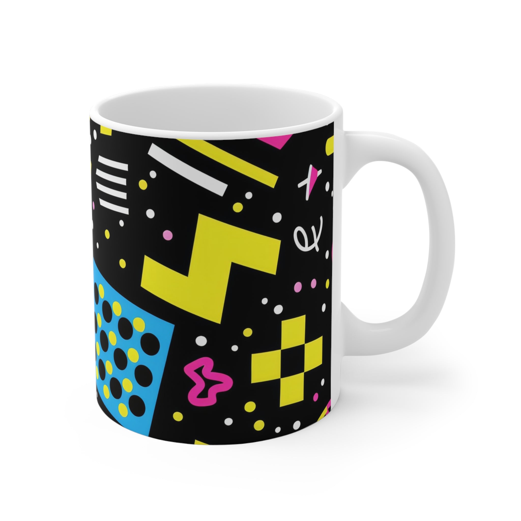 Vibrant Retro Ceramic Mug - Colorful Abstract Design, Perfect Gift for Coffee Lovers, Birthday, Home Decor, Kitchen Essentials, Unique [...]