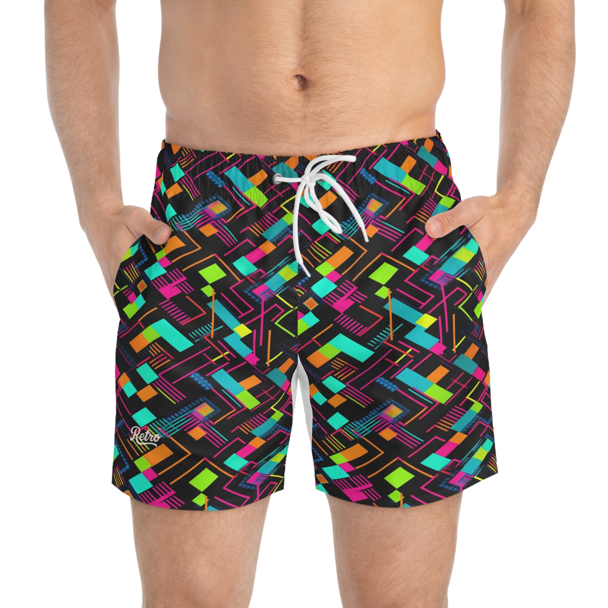 90s Era Swim Trunks
