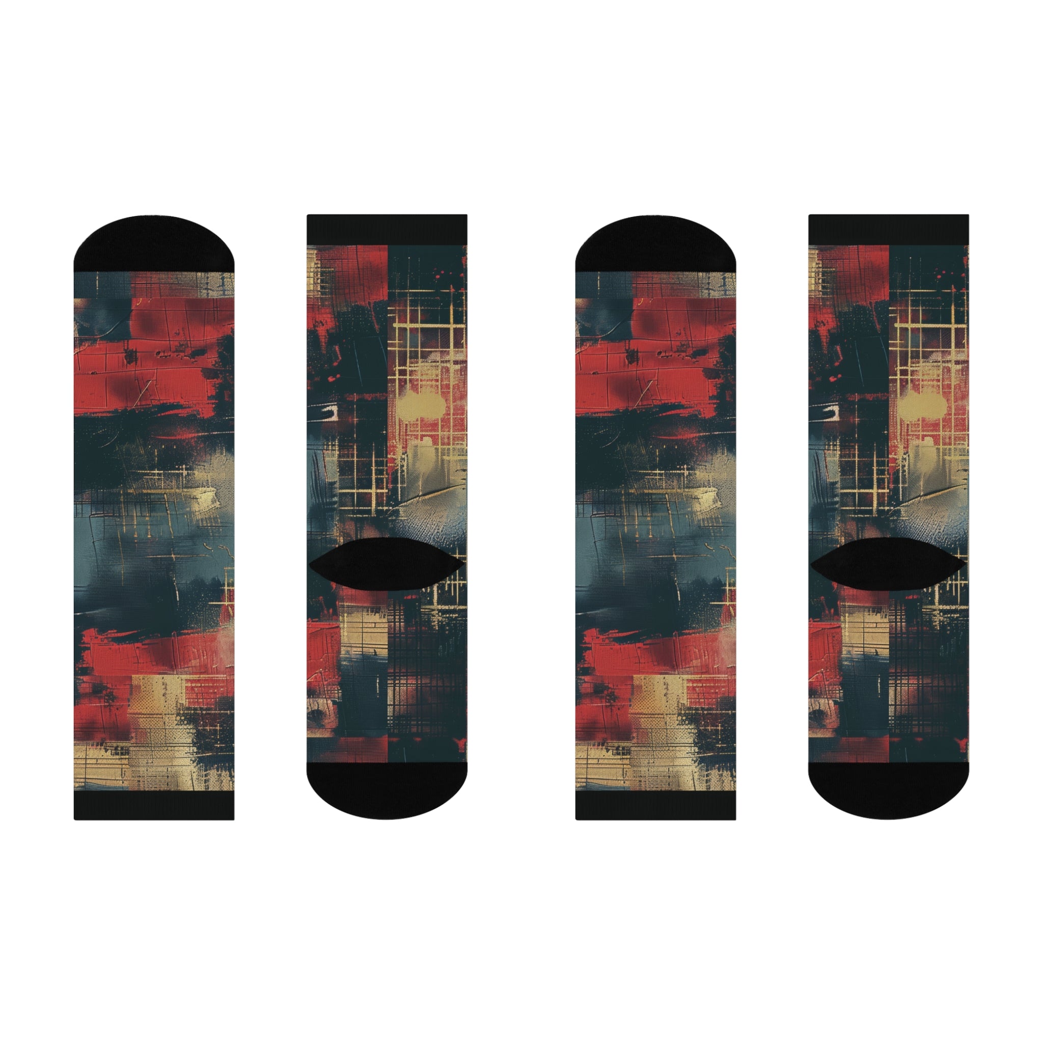 Grunge Retro Era Socks