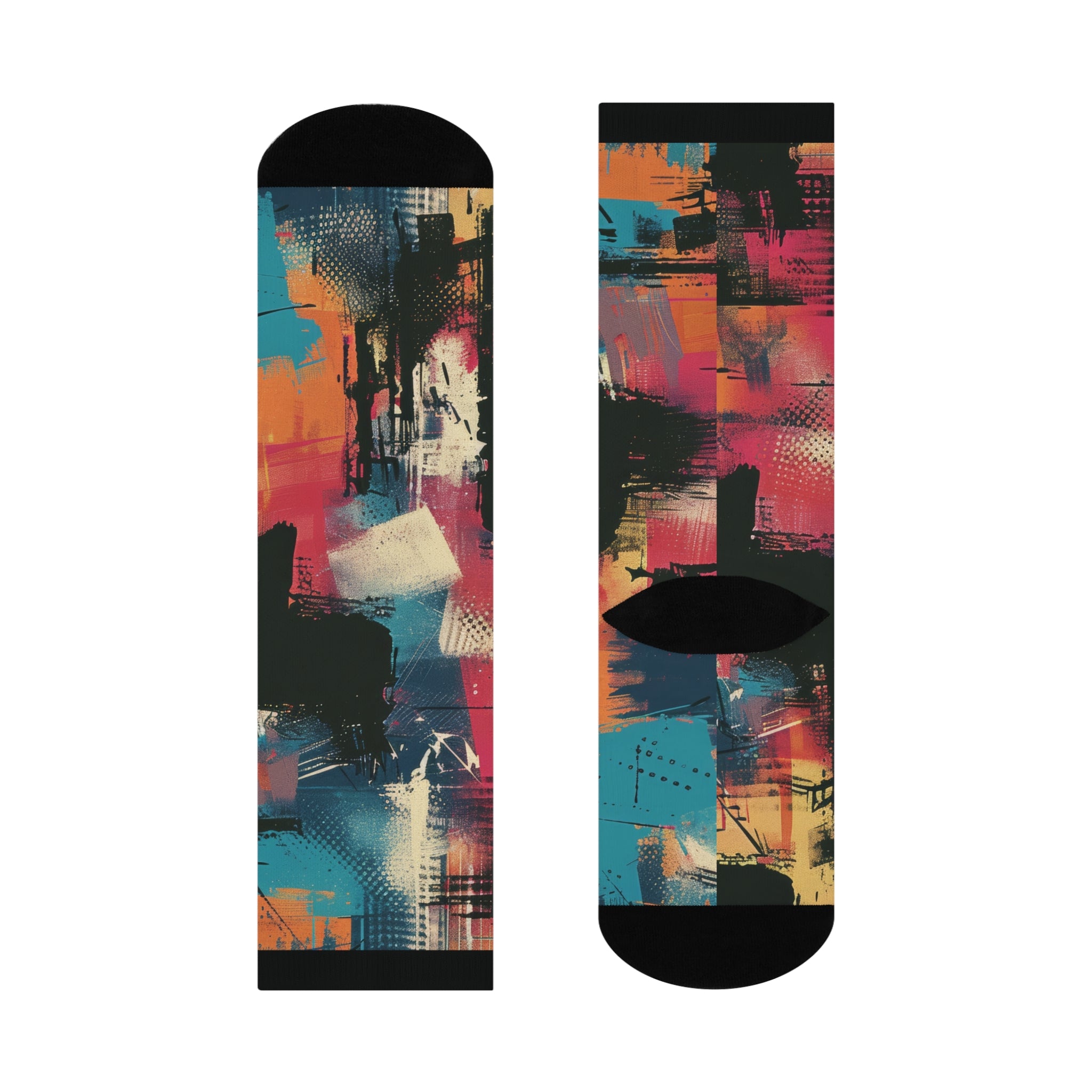 Grunge Retro Era Socks