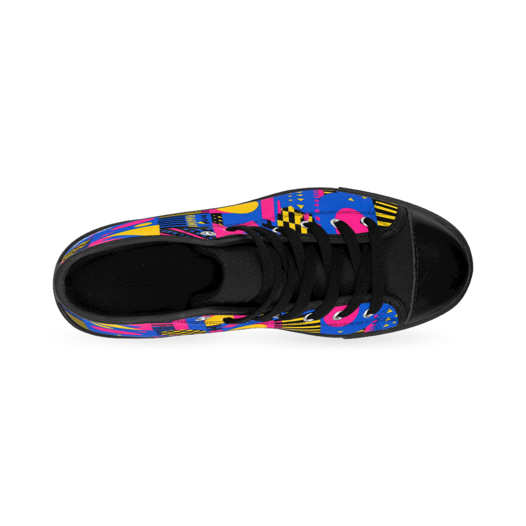Copy of Copy of Colorful High-Top Sneakers, Unique Artistic Footwear, Trendy Sneakers for Men, Eye-Catching Streetwear, Perfect Gift for All Occasions