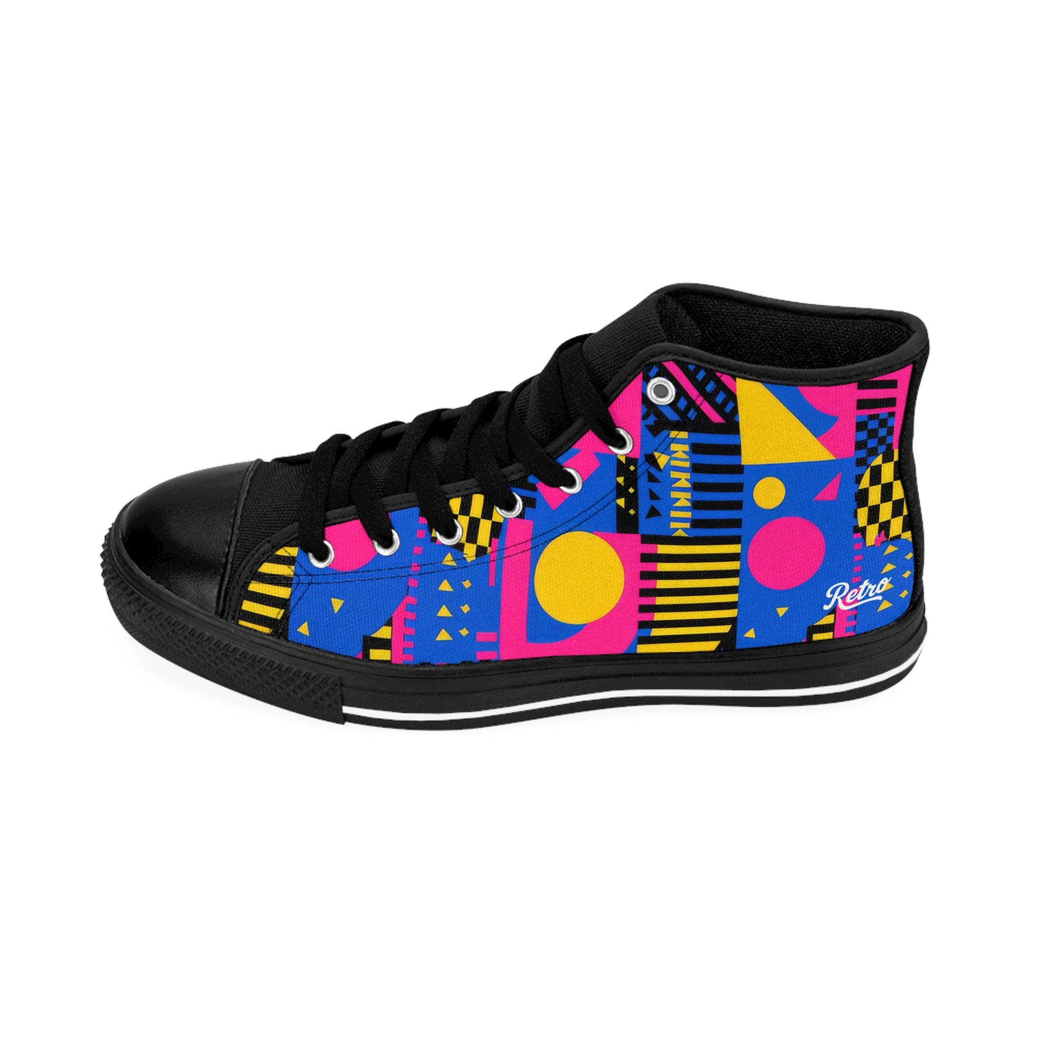 Copy of Copy of Colorful High-Top Sneakers, Unique Artistic Footwear, Trendy Sneakers for Men, Eye-Catching Streetwear, Perfect Gift for All Occasions