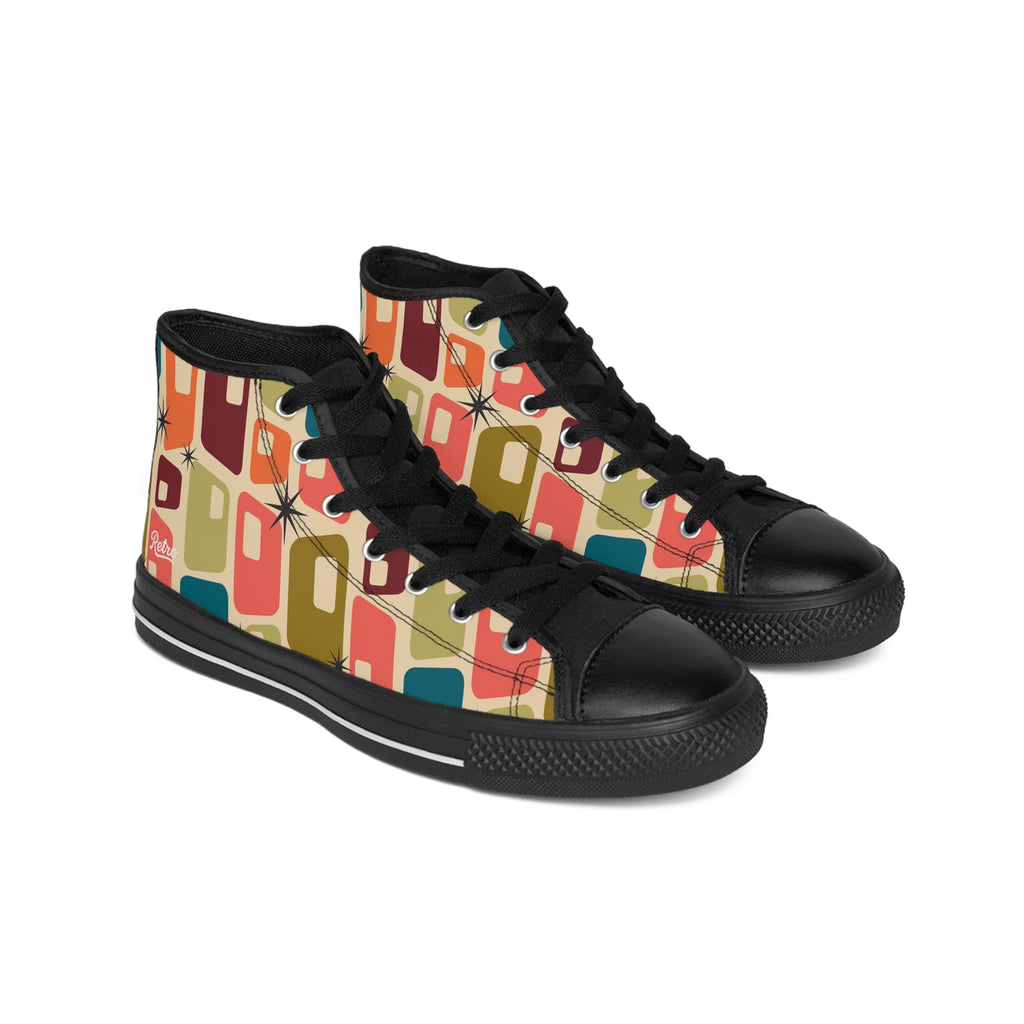 Copy of Colorful High-Top Sneakers, Unique Artistic Footwear, Trendy Sneakers for Men, Eye-Catching Streetwear, Perfect Gift for All Occasions